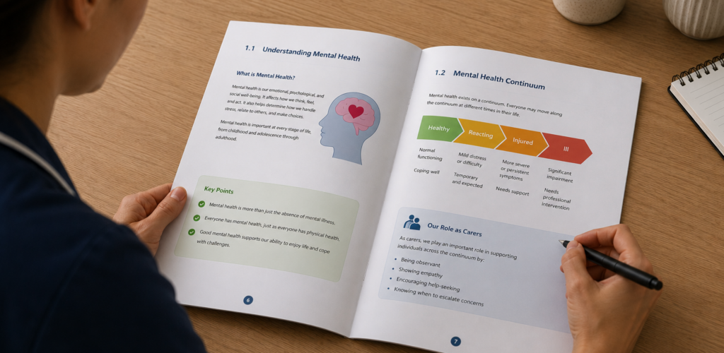 A mental health trainign manual